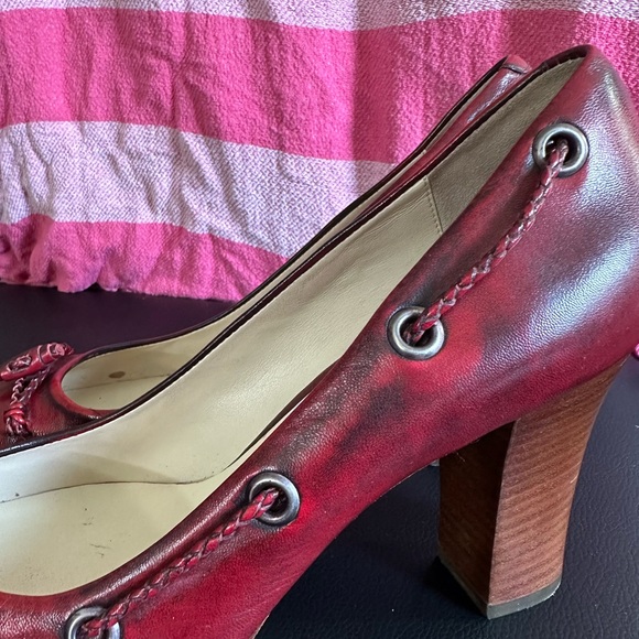LAST CHANCE $ CUT Cole haan red high heels size 9 - Picture 8 of 9